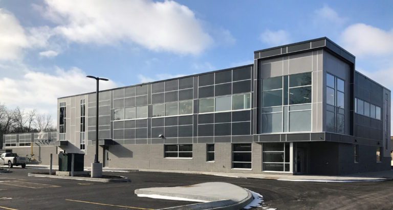 Completed City of Brantford Environmental Services Administration Building & Vehicle Storage Garage