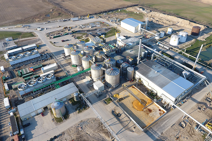 Aerial view of IGPC Ethanol Production Facility