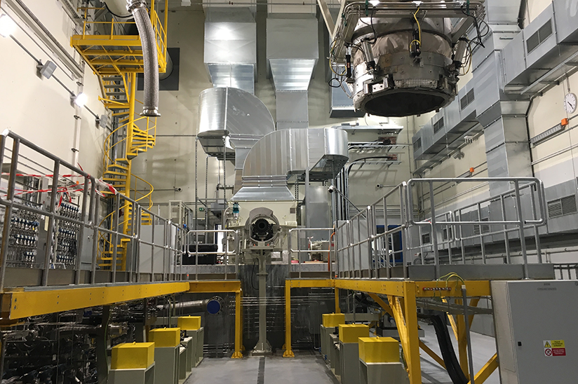 Interior of Integrated Test Cell Facility