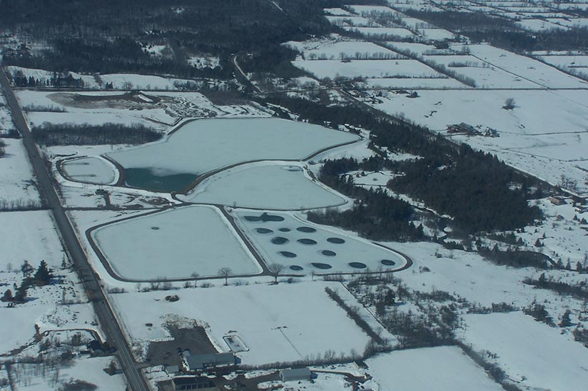 Aerial view of Mississippi Mills