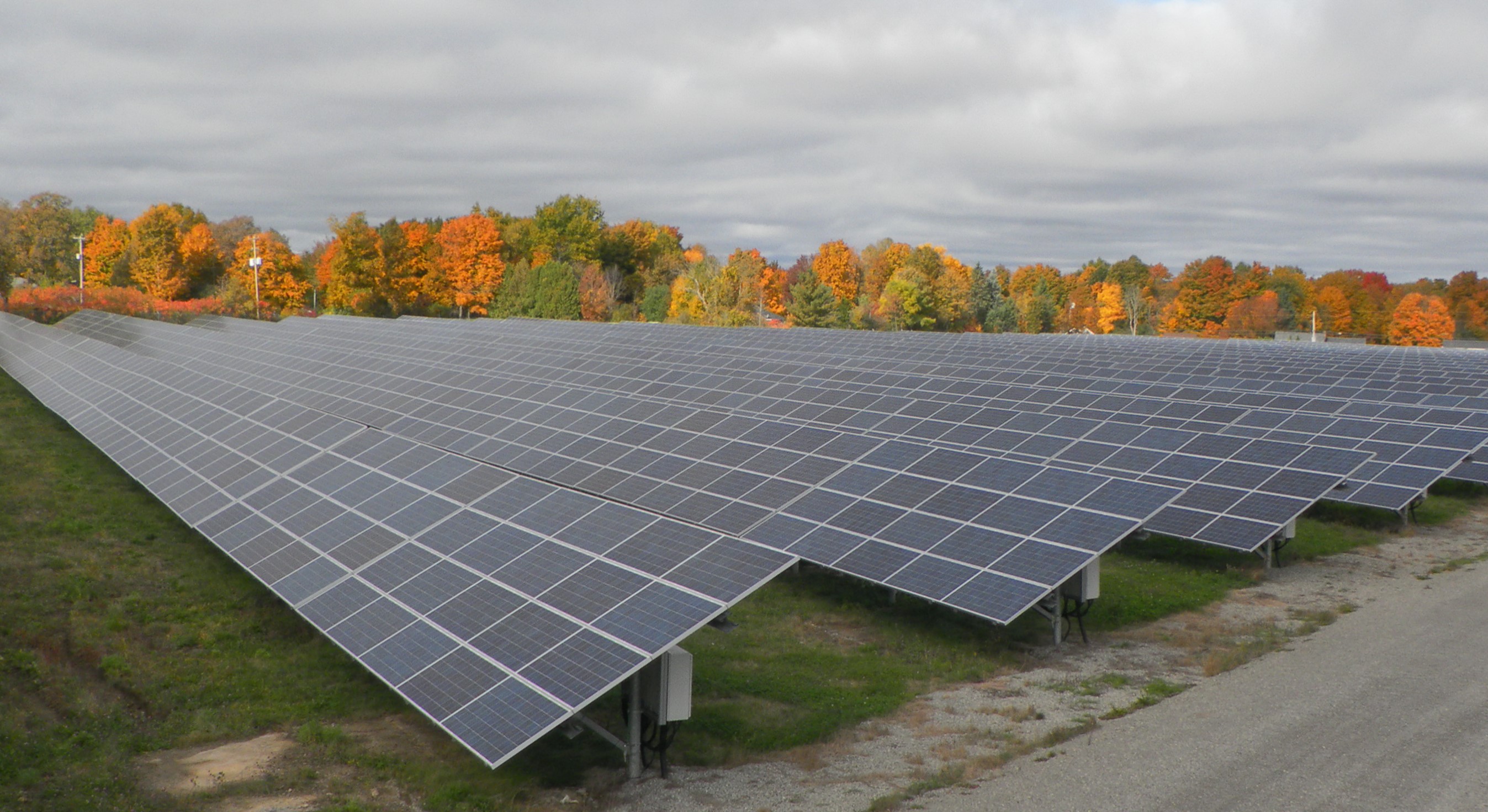 Photo of solar farm