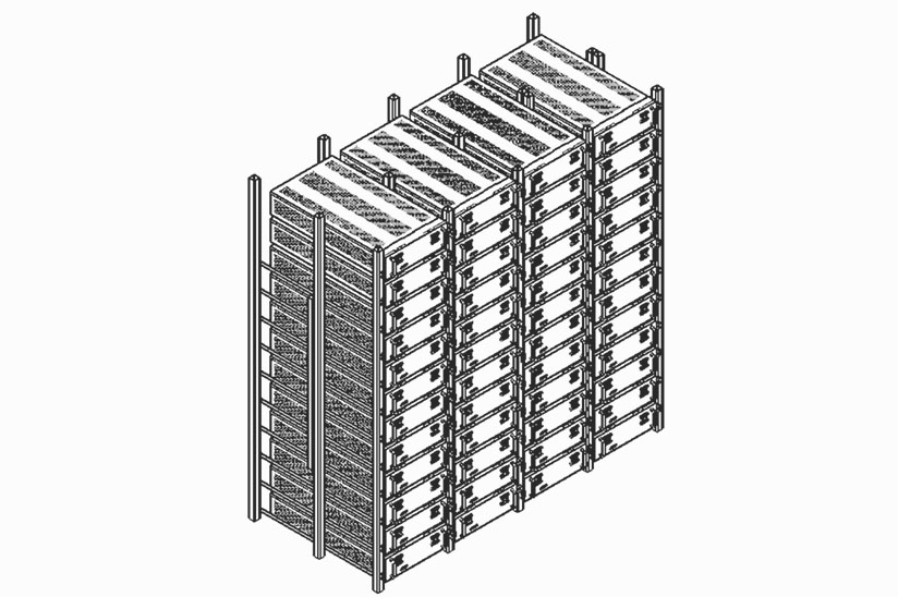 Illustration of battery storage system