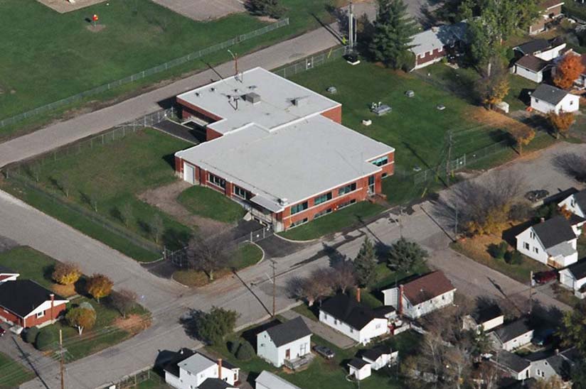 Aerial photo of Renfrew Water Treatment Plant