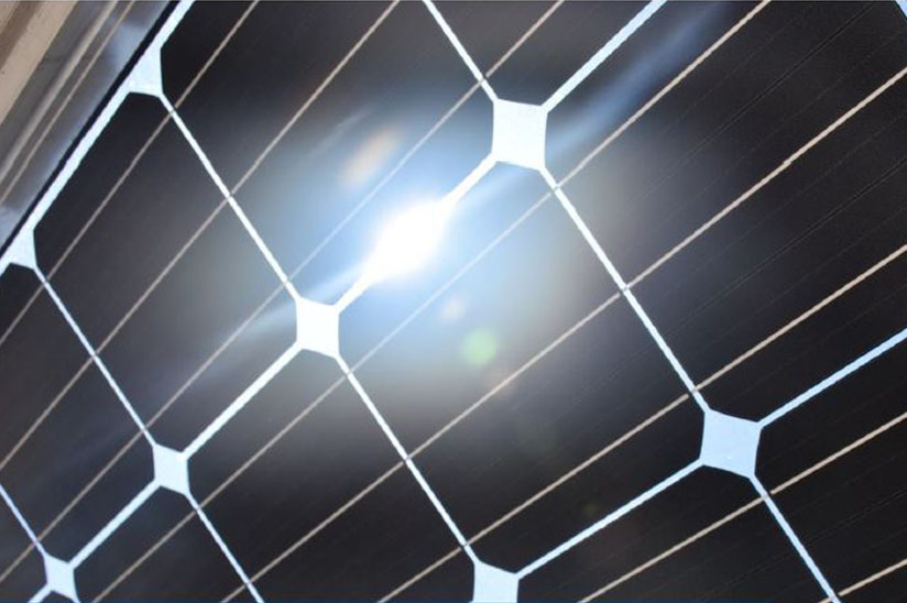 Photo of solar panels