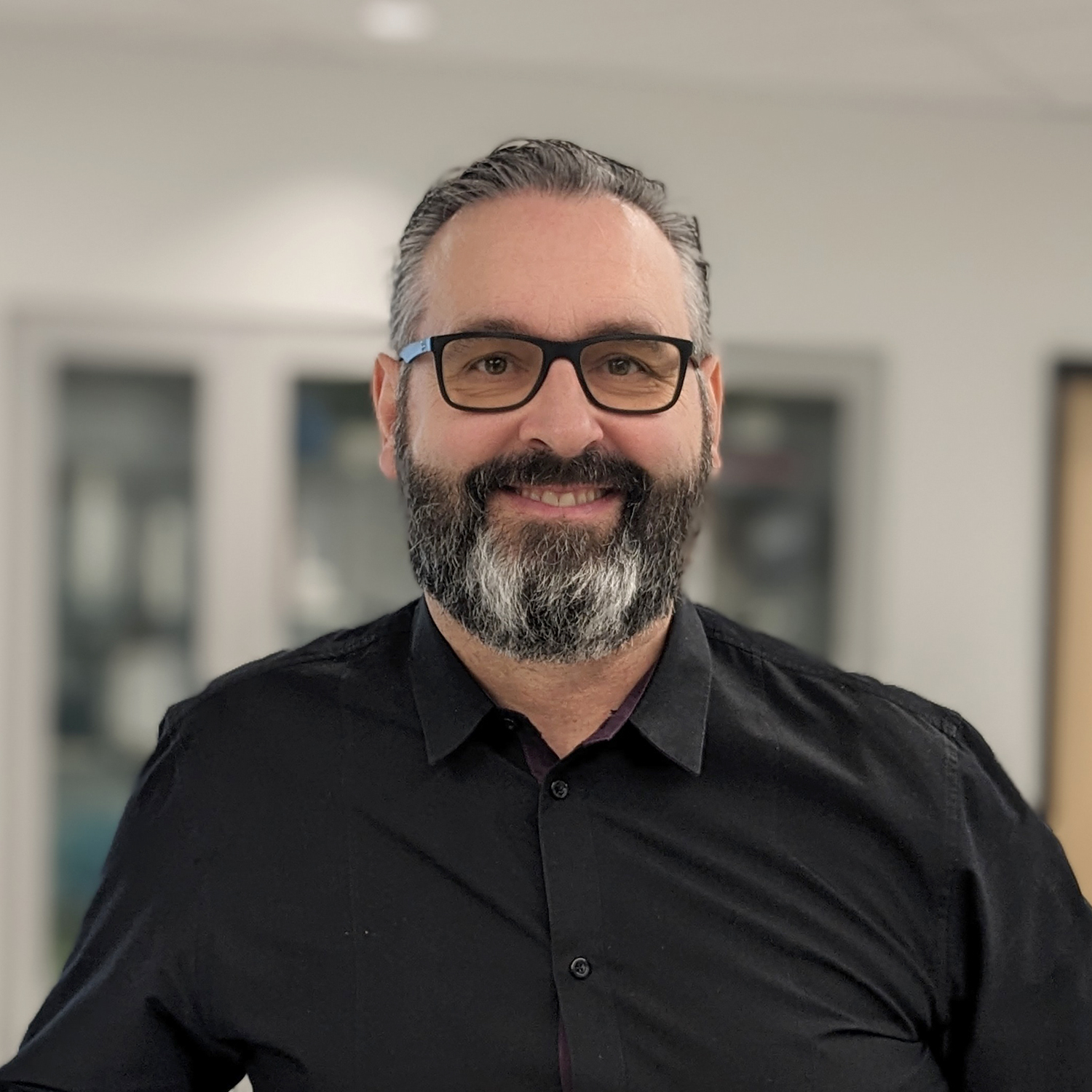 Daniel Lefebvre standing in office