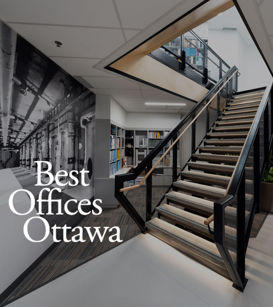 Staircase at JLR Ottawa Office